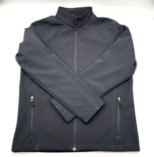 Port Authority Y317 Black 100% Polyester Fleece Lined Soft Shell Jacket Youth L